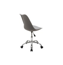 Silla de Oficina Ergonómica en Color Gris - 93-80x57x48 cm, Comodidad y Estilo Moderno para Trabajo y Estudio.